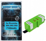 Power Smart aku Irobot Roomba 890 891 895 899 960 965 980 986 Li-ion 7100mah