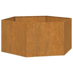 taimekast，&otilde;iepott，lillepott, rooste, 90 x 90 x 45 cm, Corten teras CFE28326