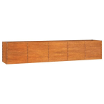 taimekast，&otilde;iepott，lillepott, rooste, 400x80x77 cm, Corten-teras CFE81701