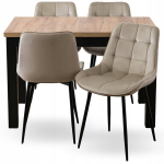 Kokkupandav laud koos toolidega k&ouml;&ouml;gi s&ouml;&ouml;gitoa elutoa komplekti x4