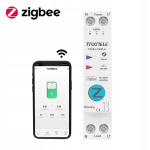 Zigbee relee 16a voolum&otilde;&otilde;tmisega Din-liistul Tuya Smart Life Ha