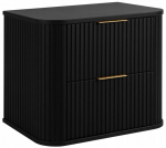 Vannitoakapp, hingedega, must GLAMOUR 60 x 42 x 52 cm