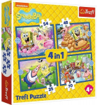 Pusle Spongebob 4w1 Trefl, 34674T