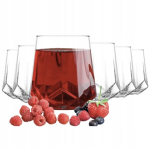 Viski-, joogi-, vee-, mahlaklaasid madalad Sia Valeria 400 ml 6 tk