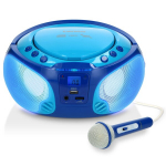 Magnetoola CD-raadio karaokega Lenco SCD-650, sinine