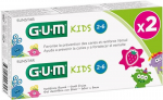 Lastele m&otilde;eldud hambapasta Gum 3+, maasika maitsega, 2x50 ml