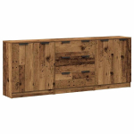 puhvetkapid 3 tk Vana puit 60x30x70 cm Engineered Wood CFE568752
