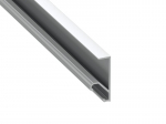 Alumiiniumprofiil Q18 LED ribadele - h&otilde;bedane anodeeritud - 2m