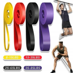 Takistuskummide komplekt treeninguteks, l&otilde;uat&otilde;mmeteks, crossfit komplekt 4 tugevat linti 4-38kg