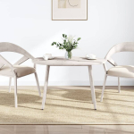 lauaplaat，Lauapind，Laua peal, valge, 100 x 50 x 2,5 cm, m&auml;nnipuit, ovaalne CFE708606