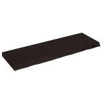 lauaplaat，Lauapind，Laua peal, tumepruun, 120x40x(2-6) cm, t&ouml;&ouml;deldud tammepuit CFE892185