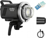 Godox Ms300v Ms300-v 300w stuudio v&auml;lklamp t&auml;iustatud led modelleerimislambiga 2.4g juhtmevaba x-s&uuml;steem 5800&plusmn;200k 0.1~1.8s taaskasutusaeg stuudio, portree, reklaamfotograafia jaoks (ms300v)