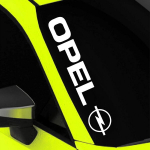 Hegehof universaalne 55 cm tuuleklaasi kleebis, sobib opel motorsport tuuningule, auto kleebis, sportlik v&otilde;idus&otilde;idu v&auml;limus (valge)