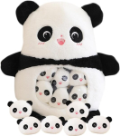 Armas panda pl&uuml;&uuml;sm&auml;nguasi, pl&uuml;&uuml;snukk, loomakujuline suupistepadi, pl&uuml;&uuml;sist panda, eemaldatavad panda pl&uuml;&uuml;skomplektid, kingitused lastele (panda)