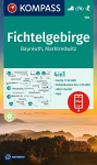 Kompassi matkakaart 191 fichtelgebirge, bayreuth, marktredwitz 1:50 000: 4in1 matkakaart koos aktiivse giidi ja detailkaartidega, sealhulgas kaart v&otilde;rgu&uuml;henduseta... kompassi rakendusele. jalgrattas&otilde;it. murdmaasuusatamine.