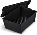 Enders&reg; Switch Grid hollandi ahi, ribipraadija, hollandi ahi kaanega, 5,5 liitrit, ruudukujuline, tugev emailitud malm, sisaldab ribiresti, must #7795
