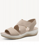 Jana naiste sandaalid 8-28768-42*499, beež/kuldne