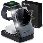 Induktiivlaadija alus kokkupandav 3in1 magsafe iphone airpods 15w 3in1 jaoks