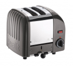 Dualit 2-viilu r&ouml;ster Vario Classic, Metallic Charcoal