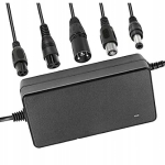 Intelligentne liitiumioonlaadija 29,4 V/2 A 5 pistikupesaga adapteriga