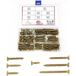 250 tk M4 kruvide komplekt, isekeermestavad kruvid, kipsplaadi kruvid, lameda peaga Phillips kruvid, puitlaastplaadi kruvid, isepuurivad kipsplaadi kruvide komplekt