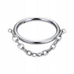 Piercing Clicker r&otilde;ngask&otilde;rvar&otilde;ngas Titaanist r&otilde;ngas ketiga Conch 1,2/8