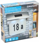 Grundig valgustusega maja number p&auml;ikese Led-dioodidega