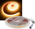 Chilitec led riba 2 m cob dimmerdatav riba ip65, ilmastikukindel, 12 v, 19 w, 1817 luumenit, 3000 k, saab l&uuml;hendada iga 5 cm j&auml;rel, isekleepuv sise- ja v&auml;lisvalgustusriba, soe valge