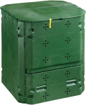 Dehner termo komposter 420 liitrit, u 84 x 74 x 74 cm, plastik, roheline