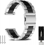 Otopo &uuml;hilduv samsung galaxy watch 4/6 classic rihm 46 mm 47 mm 42 mm 43 mm, watch 4/5/6/7/fe 40 mm 44 mm, galaxy active 2 40 mm 44 mm metallist k&auml;ev&otilde;ru, 20 mm metallist roostevabast terasest k&auml;ev&otilde;ru