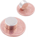 Brudazon 10 mini ketasmagnetit 10 x 5 mm N52 tugevaima tasemega neod&uuml;&uuml;mmagnetid &uuml;litugevad magnetid mudelite valmistamiseks, fotodele, tahvlile, teadetetahvlile, k&uuml;lmkapile, k&auml;sit&ouml;&ouml;ks, eriti tugev magnetketas