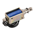 Hechen Elektromagnet Jf-0730b Dc 12v 1a 5n 10mm t&otilde;uke-t&otilde;mbe t&uuml;&uuml;pi avatud raamiga