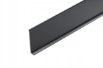 Cezar alumiiniumliist 10 x 59, pikkus 250cm, tumehall matt Ral7021