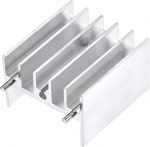 Alumiiniumradiaator To-220, 10 tk. h&otilde;bedane, 25x23x16mm