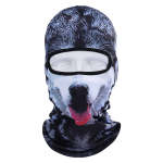 Unisex loomamustriga balaclava, jalgrattale, suusatamiseks. 1 koer, 2.