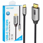 Vention Usb-c kuni Hdmi adapteri kaabel Usb C Uhd 4k 60hz Thunderbolt 2m