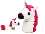 USB pulk Usb m&auml;lupulk 128 gb &uuml;kssarvik pony valge muinasjutt