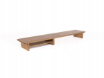 Monitori hoidja Premium tammepuidust monitorialus: Walnut Elegance