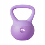 Pehme Kettlebell, j&otilde;utreeningu Kettlebell, libisemiskindel k&auml;epide lilla