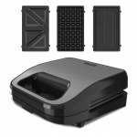 Black&decker Sandwichmaker 3-in-1 750w Vahetatavad Grill Vahvliplaadid