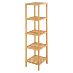 Bambusest riiul, Begryf, SRB26, 34x33x140 cm, pruun