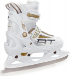 Reguleeritavad uisud-rulluisud Raven Profession 2in1, valged/kuldsed