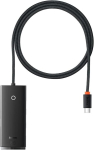 Baseus USB-C Hub 4-in-1, 15W, Valge
