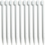 Stylus pliiats, 10 tk / komplekt asenduspliiats, kaasaskantav kirjutamine, signatuurpliiats nintendo ds lite'ile - valge, free size
