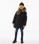 Huppa T&uuml;drukute parka VIVIAN 1, must 116, black