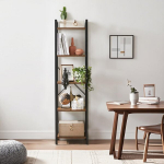 Riiul, 5-tasemeline hoiuriiul, 30 x 39.6 x 154 cm, Vintage Pruun, Riiul, 5-tasemeline hoiuriiul, 30 x 39.6 x 154 cm, Vintage Pruun