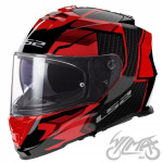 Ls2 ff800 storm ii tracker black red, suurus l, uus