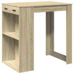 baarilaud，bistroolaud, Sonoma tamm, 102x70x103,5 cm tehispuit CFE91591