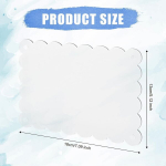 Boxob laineline magnetiline pildiraam, akr&uuml;&uuml;l, 18 x 13 cm, pildiraam raseduse teatamiseks, m&auml;lestus ese soo teatamiseks, kingitus lapseootel vanematele (l&auml;bipaistev)