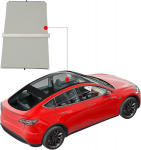 Ezunstuck auto p&auml;ikesesirm tesla model y jaoks, klaasist katuseluugi auto kate, varju- ja soojusisolatsioon